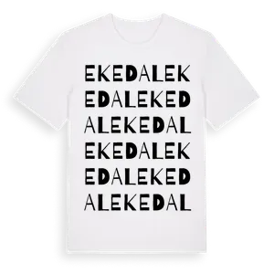 Ekedal ordlek t-shirt – ekologisk bomull t-shirt från Pinshirt