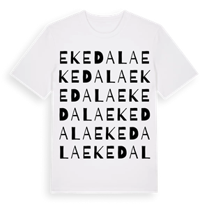 Ekedala ordlek t-shirt – ekologisk bomull t-shirt från Pinshirt