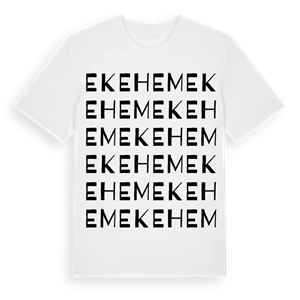 Ekehem ordlek t-shirt – ekologisk bomull t-shirt från Pinshirt