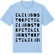 Blue Soul t-shirt med Ekelundstorpet ordlek t-shirt