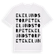 Ekelundstorpet ordlek t-shirt