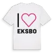 Jag älskar Eksbo t-shirt stort tryck