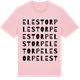 Pink Cotton t-shirt med Elestorp ordlek t-shirt