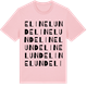Pink Cotton t-shirt med Elinelund ordlek t-shirt