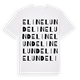 White t-shirt med Elinelund ordlek t-shirt