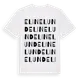 White t-shirt med Elinelund ordlek t-shirt