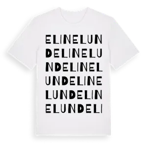 Elinelund ordlek t-shirt – ekologisk bomull t-shirt från Pinshirt