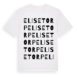 Elisetorp ordlek t-shirt – ekologisk bomull t-shirt från Pinshirt