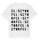 Elisetorp ordlek t-shirt