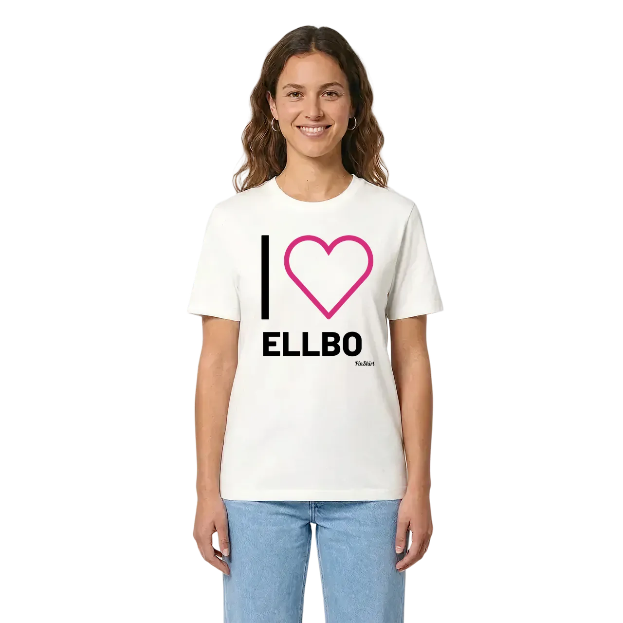 Jag älskar Ellbo t-shirt stort tryck i miljö