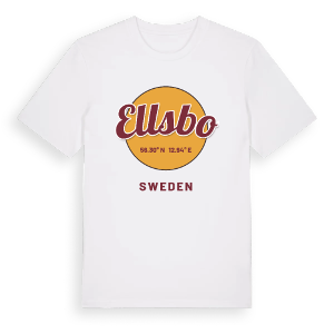 Ellsbo cirkel t-shirt – ekologisk bomull t-shirt från Pinshirt