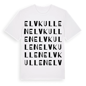 Elvkullen ordlek t-shirt – ekologisk bomull t-shirt från Pinshirt