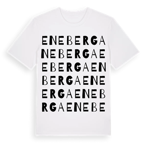 Eneberga ordlek t-shirt – ekologisk bomull t-shirt från Pinshirt