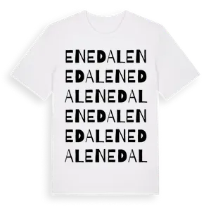 Enedal ordlek t-shirt – ekologisk bomull t-shirt från Pinshirt