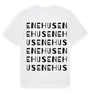 Enehus ordlek t-shirt – ekologisk bomull t-shirt från Pinshirt