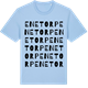 Blue Soul t-shirt med Enetorp ordlek t-shirt