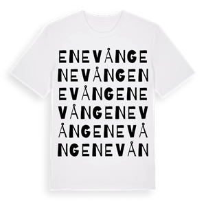 Enevång ordlek t-shirt – ekologisk bomull t-shirt från Pinshirt