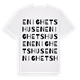 White t-shirt med Enighetshusen ordlek t-shirt