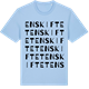 Blue Soul t-shirt med Enskiftet ordlek t-shirt