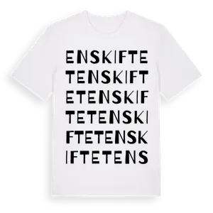 Enskiftet ordlek t-shirt – ekologisk bomull t-shirt från Pinshirt