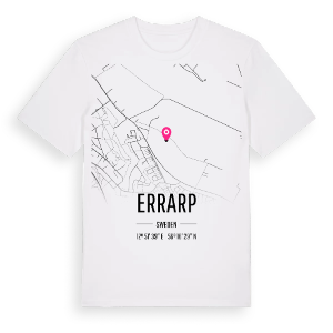 Errarp karta t-shirt – ekologisk bomull t-shirt från Pinshirt
