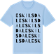 Blue Soul t-shirt med Eskilsdal ordlek t-shirt