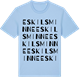 Blue Soul t-shirt med Eskilsminne ordlek t-shirt