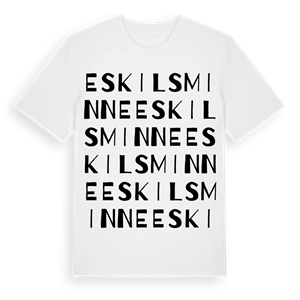 Eskilsminne ordlek t-shirt – ekologisk bomull t-shirt från Pinshirt
