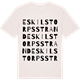 Vintage White t-shirt med Eskilstorpsstrand ordlek t-shirt