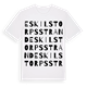 Eskilstorpsstrand ordlek t-shirt