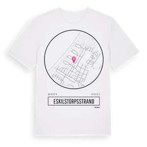 Eskilstorpsstrand t-shirt – ekologisk bomull t-shirt från Pinshirt
