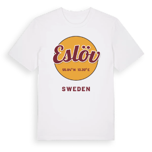Eslöv cirkel t-shirt – ekologisk bomull t-shirt från Pinshirt