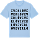 Blue Soul t-shirt med Everlöv ordlek t-shirt