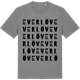 Mid Heather Gray t-shirt med Everlöv ordlek t-shirt