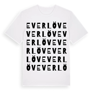 Everlöv ordlek t-shirt – ekologisk bomull t-shirt från Pinshirt