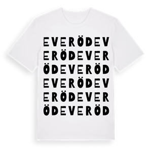 Everöd ordlek t-shirt – ekologisk bomull t-shirt från Pinshirt