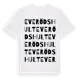 White t-shirt med Everödshult ordlek t-shirt