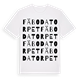 Fäbodatorpet ordlek t-shirt