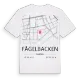 Fågelbacken karta t-shirt