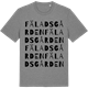 Mid Heather Gray t-shirt med Fäladsgården ordlek t-shirt