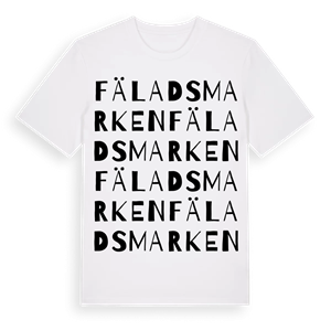 Fäladsmarken ordlek t-shirt – ekologisk bomull t-shirt från Pinshirt