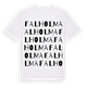Falholma ordlek t-shirt