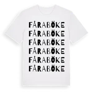 Fåraböke ordlek t-shirt – ekologisk bomull t-shirt från Pinshirt