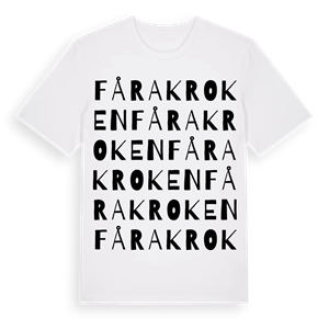 Fårakroken ordlek t-shirt – ekologisk bomull t-shirt från Pinshirt