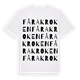 Fårakroken ordlek t-shirt