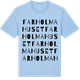 Blue Soul t-shirt med Farholmahuset ordlek t-shirt