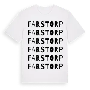 Farstorp ordlek t-shirt – ekologisk bomull t-shirt från Pinshirt