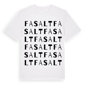 Fasalt ordlek t-shirt – ekologisk bomull t-shirt från Pinshirt