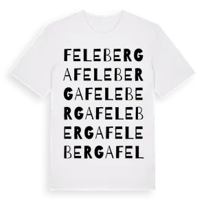 Feleberga ordlek t-shirt – ekologisk bomull t-shirt från Pinshirt