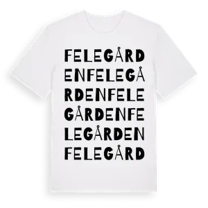 Felegården ordlek t-shirt – ekologisk bomull t-shirt från Pinshirt
